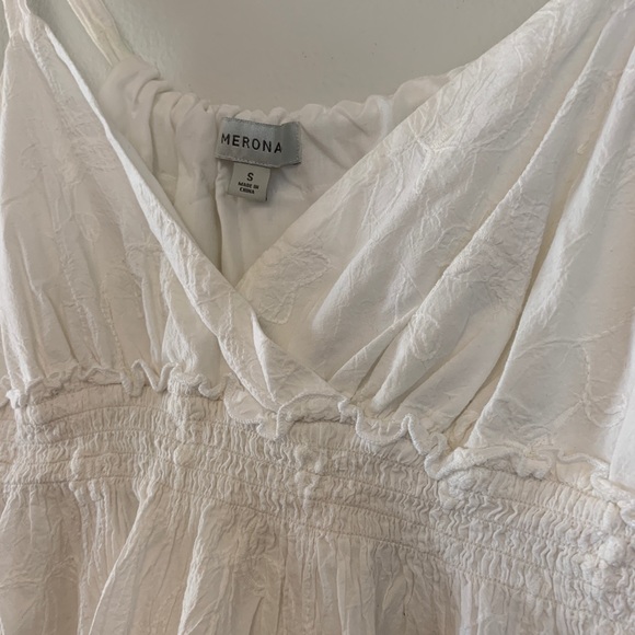 Merona off white colored light spring dress size S - Picture 3 of 3